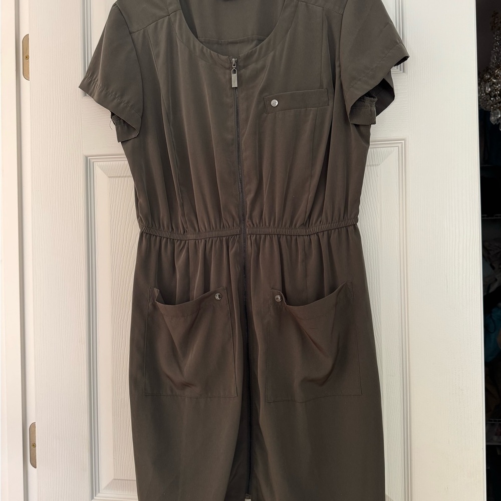 Alfani Olive Green Dress - SIZE 12
